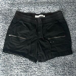 Black cargo shorts